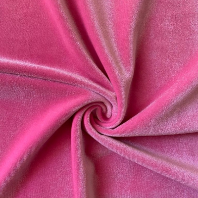 Koyu Pembe Rengi Kadife Kumaş
